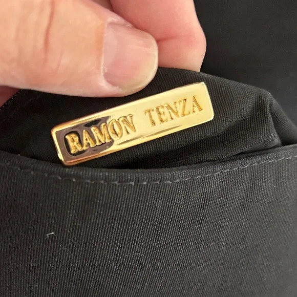 Ramon Tenza Ladies Black Shoulder Bag Turquoise Starfish Bag - Picture 5 of 8